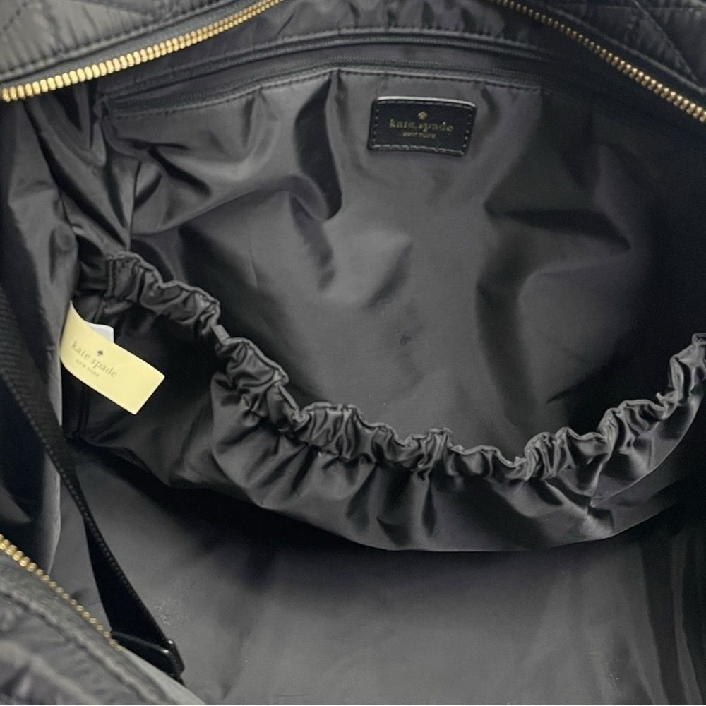Kate Spade Baby Diaper Bag Wilson Road Kaylie Maxi Shoulder bag. Black quilted - Picture 7 of 16